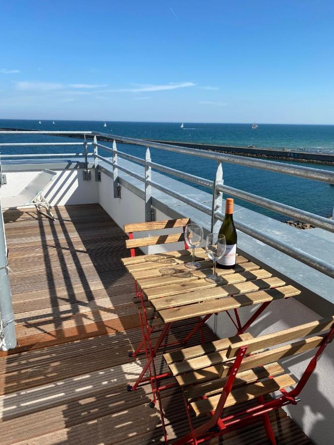 Penthouse Hygge Meerblick Am Strand Olpenitz Buitenkant foto